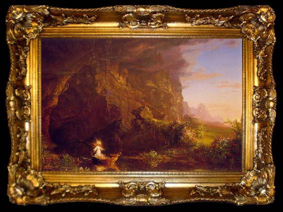 framed  Thomas Cole The Voyage of Life: Childhood, ta009-2